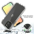 thumbnail image 2 of iPhone 13 Case,Dteck Shockproof Rubber Bumper Hybrid PC Lightweight Slim Transparent Back Cover without Screen Protector For Apple iPhone 13 6.1-inch,Clear, 2 of 7