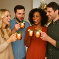 thumbnail image 2 of Modern Home Handmade 16oz Solid Copper Mule Mugs – Barrel Shaped Mug with Brass Handle & Smooth Texture – Perfect for Gifts or Party Favors (Set of 12), 2 of 7