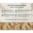 thumbnail image 5 of Soimoi Cotton Canvas Fabric By 2 Yard | Printed Tropical Print in Beige | 56 Inch Wide | Medium Weight, Durable Material for Upholstery, Bags, Curtains & Crafts, 5 of 7