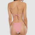 thumbnail image 3 of Birdeem Ensembles de Bikinis à Bretelles Larges Décontractés Mode Couleur Unie pour Femmes, 3 of 6