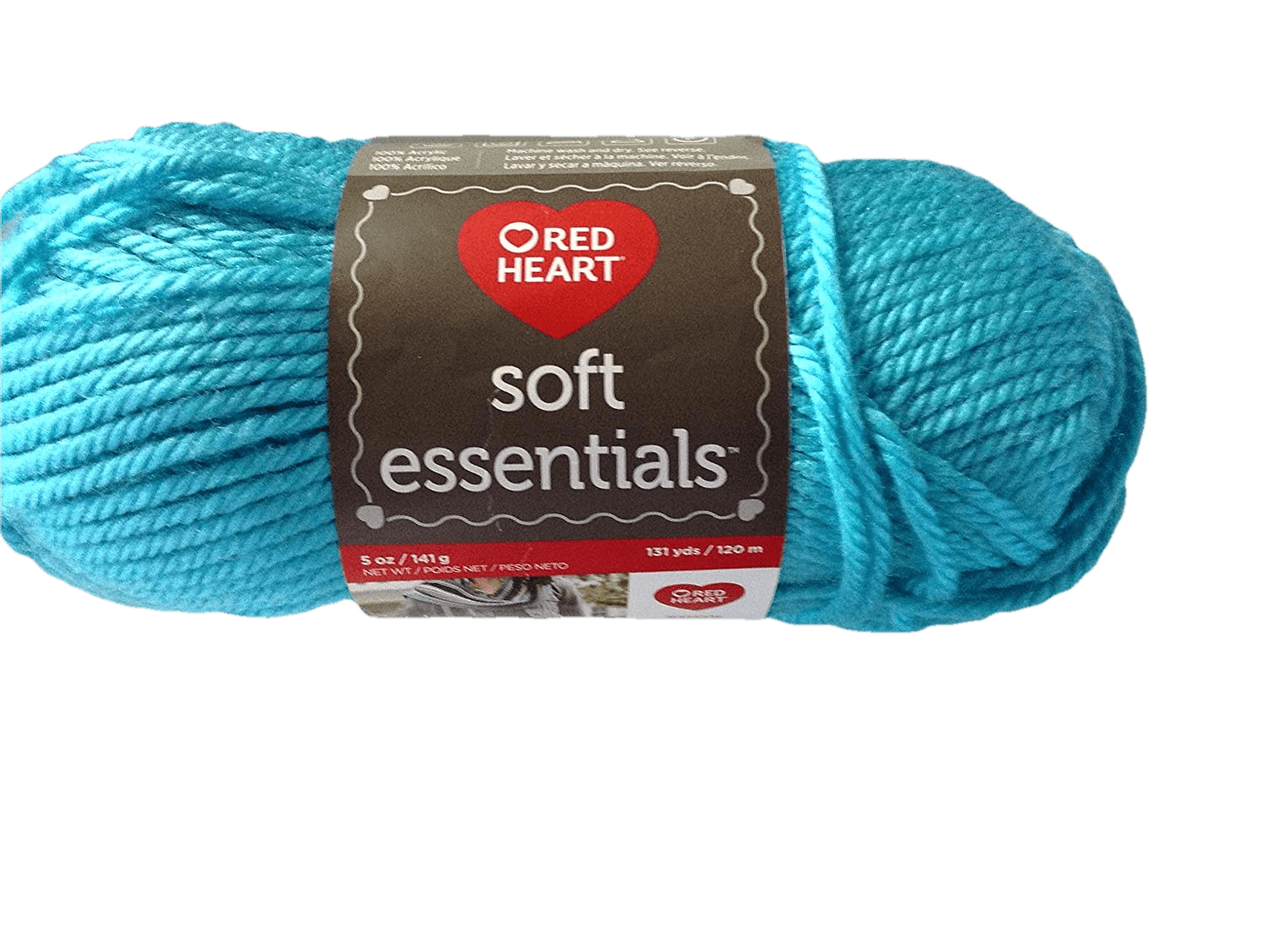 Red Heart Soft Essentials Style Turquoise Knitting & Crochet Yarn