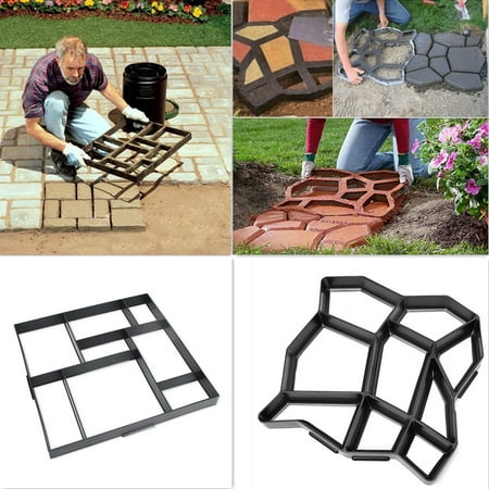 Stepping Walk Path Maker Mold Garden Paving Pavement Concrete Diy Pathmate Stone Outdoor Patio Decorative Mould Paver Canada - Diy Cement Stepping Stones Molds