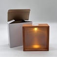 thumbnail image 4 of Wooden LED Light Up Shadow Box Frame 3D Transparent Display Case DIY Photo Decor, 4 of 9