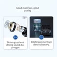 thumbnail image 4 of Auriculares Inalámbricos Bluetooth True Wireless Bt5.1 Ipx6 Auriculares Deportivos Impermeables Sonido Estéreo Hifi Agradable Con Pantalla Led De Batería 2000Mah Cabina De Carga Negro Yuarrent EL011954-00, 4 of 6