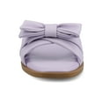 thumbnail image 6 of Journee Womens Prylin Slip On Bow Flat Sandals, 6 of 9