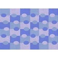 thumbnail image 1 of Ahgly Company Machine Washable Indoor Rectangle Transitional Jeans Blue Area Rugs, 2' x 4', 1 of 7