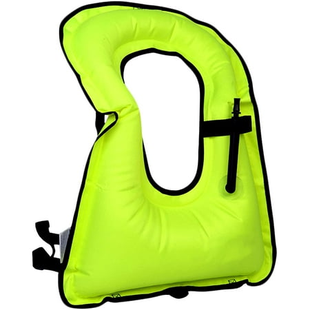 Inflatable Swim Vest for Kids, Adjustable Light Snorkeling Jackets ...