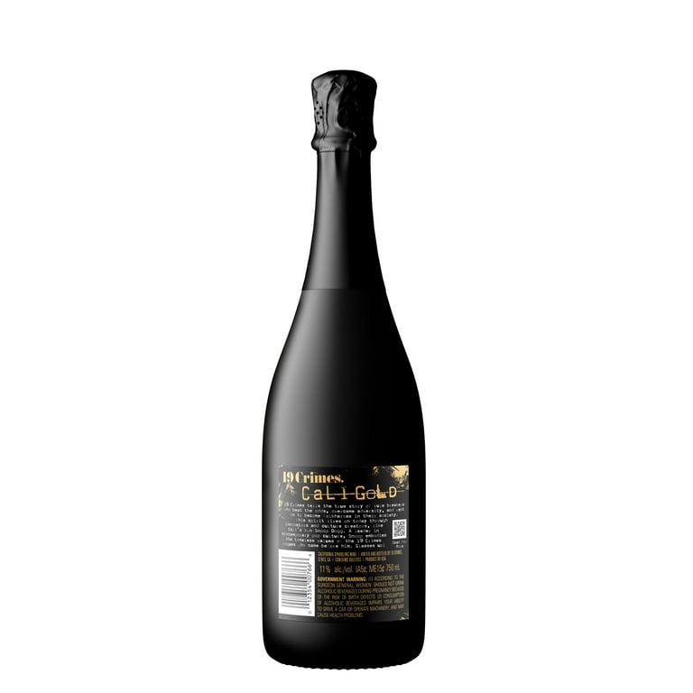 19 Crimes Snoop Dogg Cali Gold Sparkling White Wine, 750ml Glass