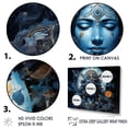 thumbnail image 3 of Designart "Cosmic Cobalt Of Hindu God Shiva I" Hinduism Floater Framed Wall Art Prints, 3 of 5