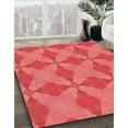 thumbnail image 3 of Ahgly Company Machine Washable Indoor Round Transitional Red Area Rugs, 3' Round, 3 of 7