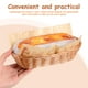 thumbnail image 3 of 10 Uds. Cestas tejidas para pan, cestas para frutas, cesta de plástico de mimbre de imitación, soportes para servir alimentos, 3 of 6