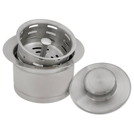 

Extended Garbage Disposal Flange with Deep Basket Strainer and Stopper - Stainless Steel - RVA1052ST