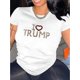 thumbnail image 1 of Camiseta De Mujer Verano Ropa Informal Suelta Camiseta Básica De Moda Para La Calle DiariaChic Love Heart Graphic Tee for Women - Casual Crew Neck Short Sleeve, Stretchy Polyester Blend, Machine Was, 1 of 6