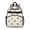 Hedgehog and Buttercup Cream Pattern, variant on Hedgehog and Basket White Pattern Cute School Backpack Bag for School with Padded Back and Adjustable Shoulder Straps 15.25"x11.5"x5.25"