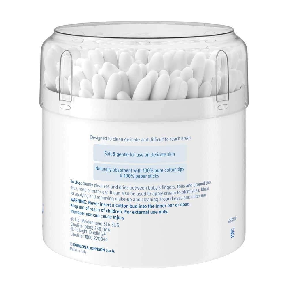 Johnson'S Baby Cotton Buds - 1 X 200 Drum - Pack of 2 - Walmart.com