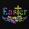 thumbnail image 2 of CafePress - Easter Cross And Flowers Maternity T Shirt - Maternity Dark T-Shirt, 2 of 3