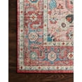 thumbnail image 3 of Loloi Skye Oriental Brick / Ocean Area Rug, 3 of 6