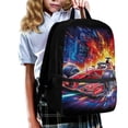 thumbnail image 3 of Yuyamidu Racing Car School Backpack Fits 17 Inch Laptop, Large Capacity Casual Daypack for Boys Teens, Ideal for School Commute Travel Outdoor Daily Use, 3 of 6