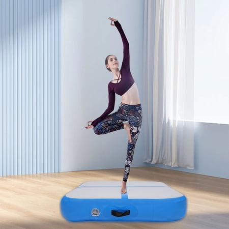 TOOL1SHOoo Inflatable Gymnastics Mat Air Gymnastics Mat Training Mats Tumbling TrackAir Mat with Electric Pump for Home Use