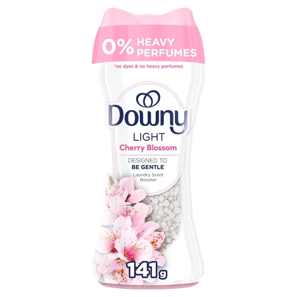 Downy Light Laundry Scent Booster Beads, Cherry Blossom Scent, In-wash fabric beads designed to be gentle with a light boost of scent, No Heavy Perfumes