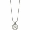 thumbnail image 3 of Stainless Steel Polished With Moving Cz Floating In Glass Circle Necklace Made China -Jewelry By Sweet Pea, 3 of 8