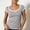 Grey Tops, variant on CUSTG Casual Shirts For Women Summer Solid Color Tight Lace Round Neck Short Sleeve T Shirt Tops Boho T-Shirt