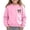 Pink, variant on Shadoumai Girls Oversized Crewneck Sweatshirt Kids Pullover Sweater Cute Sweatshirts for Girls Lined Sweatshirt