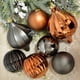 thumbnail image 5 of Bolas de Navidad de bronce gris de hierro para decoración de árbol de Navidad, 8/10/12/20 cm, colgantes para jardín, interior y exterior, decoración del hogar, 5 of 5