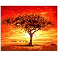 thumbnail image 1 of Yeacher 16 x 20 Inch DIY Oil Painting on Canvas Paint by Number Kit Beautiful Flower Tree Pattern for Adults Kids Beginner Craft Home Wall Decor Gift Frameless, 1 of 8