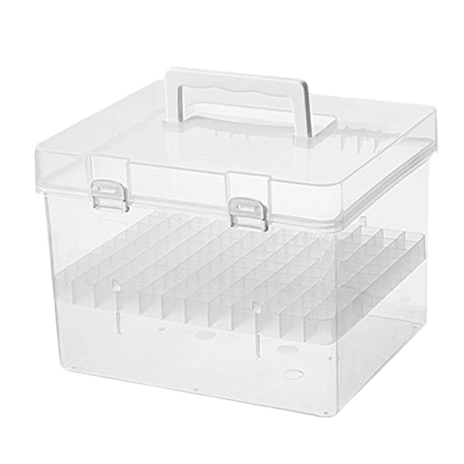 Marker Case Marker Storage Box Clear Marker Carrying Case with Durable PP Material for Art Supplies Home Travel