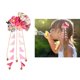 thumbnail image 4 of 1 unid estilo japonés horquilla pinza de pelo de borla larga tocado de novia clásico decoración de pelo de boda para mujer rosa, 4 of 7
