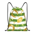 thumbnail image 1 of Xecao Watercolor St Patrick Day Pattern Sports Drawstring Backpack - String Swim Gym Bag with Wet Proof Pocket for Women&Men-Medium, 1 of 6