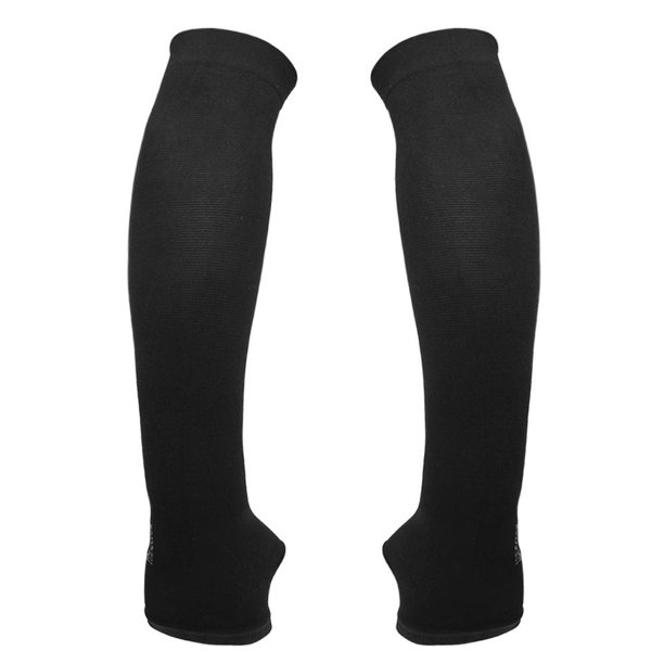Bicicleta 1 par de mangas de Ndcxsfigh brazo de refrigeración con protección UV de verano para deportes al aire libre (negro)