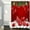 Red, variant on Dianli Holiday Decor Red Christmas Ball Shower Curtain Dormitory and Room Divider Curtain Festive Bathroom Partition for Seasonal Cheer Durable and Waterproof Material Stylish Finds for Less