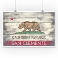 thumbnail image 2 of San Clemente, California, Rustic California State Flag (12x18 Wall Art Poster, Room Decor), 2 of 3