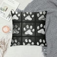 thumbnail image 2 of Shangniulu Throw Pillow Covers Black White Dog Animals Print Square Pillowcase for Home Decor Sofa Car Bedroom Pillow case White, 2 of 5