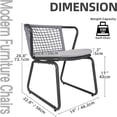 thumbnail image 3 of Outdoor Patio Dining Table Set of 6, 3 of 6