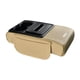 thumbnail image 3 of Cojín para reposabrazos de coche, portavasos, caja de pañuelos, versátil, fácil de instalar, funda para consola central, organizador interior para SUV beige, 3 of 8