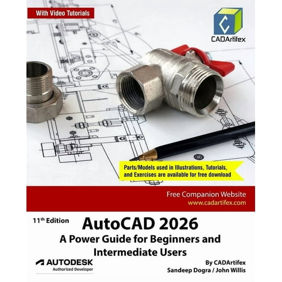 AutoCAD 2026: A Power Guide for Beginners and Intermediate Users, (Paperback)