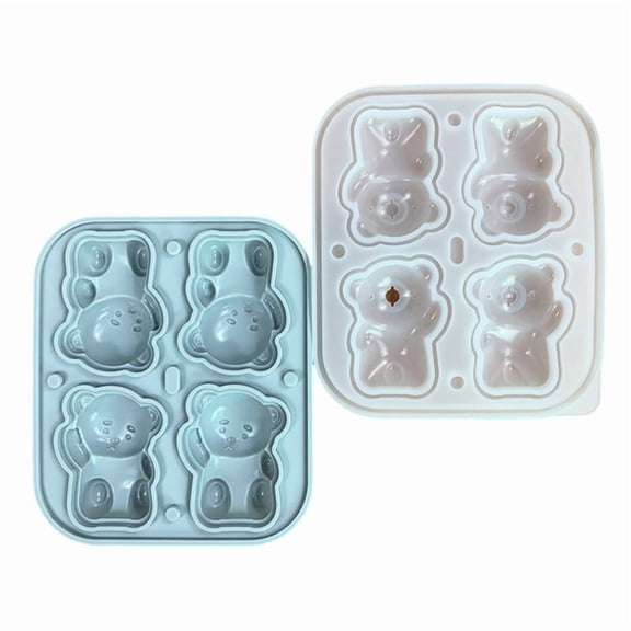 Hand Waving Bear Silicone Cake Baking Mold Valentines Day Mousse Dessert Molds