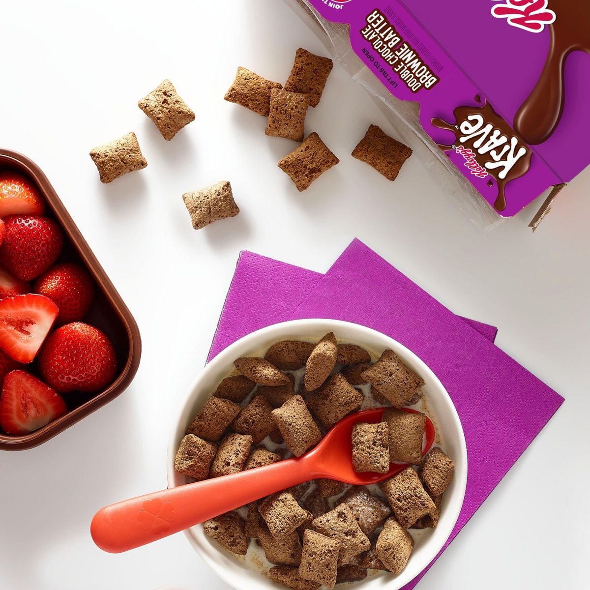 2X - Krave Double Chocolate Brownie Batter Cereal - 16.2oz - Kellogg's