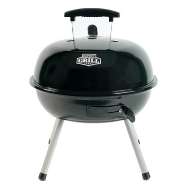 Expert Grill 14.5'' Steel Portable Charcoal Grill, Black, New