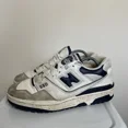 thumbnail image 1 of New Balance 550 Sneakers Mens Size 7.5 Navy White Low Top Shoes Adults Casual, 1 of 6