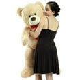 thumbnail image 3 of Big Plush 4 Foot Teddy Bear Extra Soft 48 inch Beige Tan Jumbo Stuffed Animal, 3 of 15