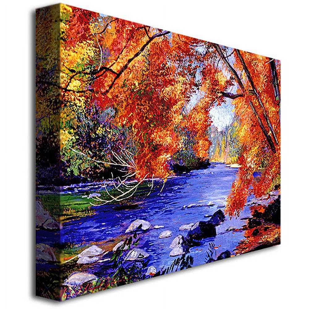Trademark Art "Vermont River" Canvas Wall Art by David Lloyd Glover