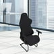 thumbnail image 5 of Funda elástica para silla gaming, ergonómica, universal, de poliéster, lisa, suave y lavable. negro, 5 of 8
