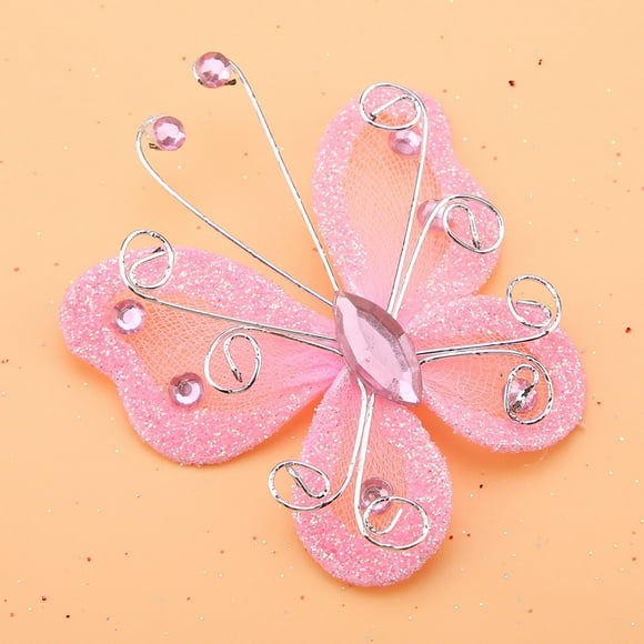 Mesh Wire Butterfly24pcs Sheer Mesh Wire Sheer Mesh Butterfly Mesh Wire Glitter Butterfly High-Precision Functionality