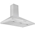 thumbnail image 1 of Ancona 36 in. Convertible Wall Mount Pyramid Range Hood in Stainless Steel, 1 of 7