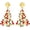Christmas Tree-Red, variant on Christmas Tree Sparkling Crystal Earrings for Women The perfect Christmas party gift for Mom, your girlfriend, or your bestie