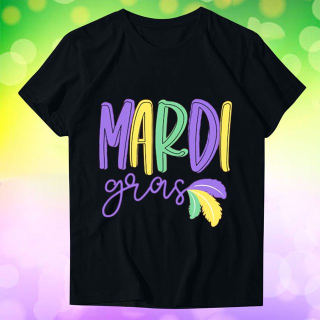 TIMIFIS T-Shirts à Manches Courtes pour Femmes Tendance Carnavals Imprimé Graphique T-Shirt Décontracté Col Rond Hauts d'Été Vêtements